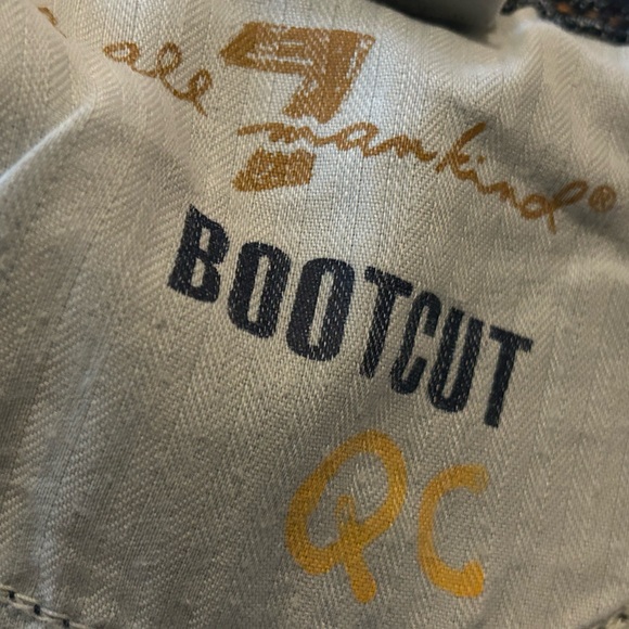 7 For All Mankind Jeans Size 26, Style U075055U-055U Bootcut - Picture 14 of 16